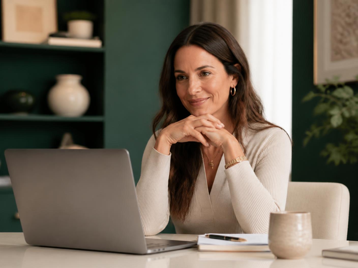 An expert running an online consultation on Tutora