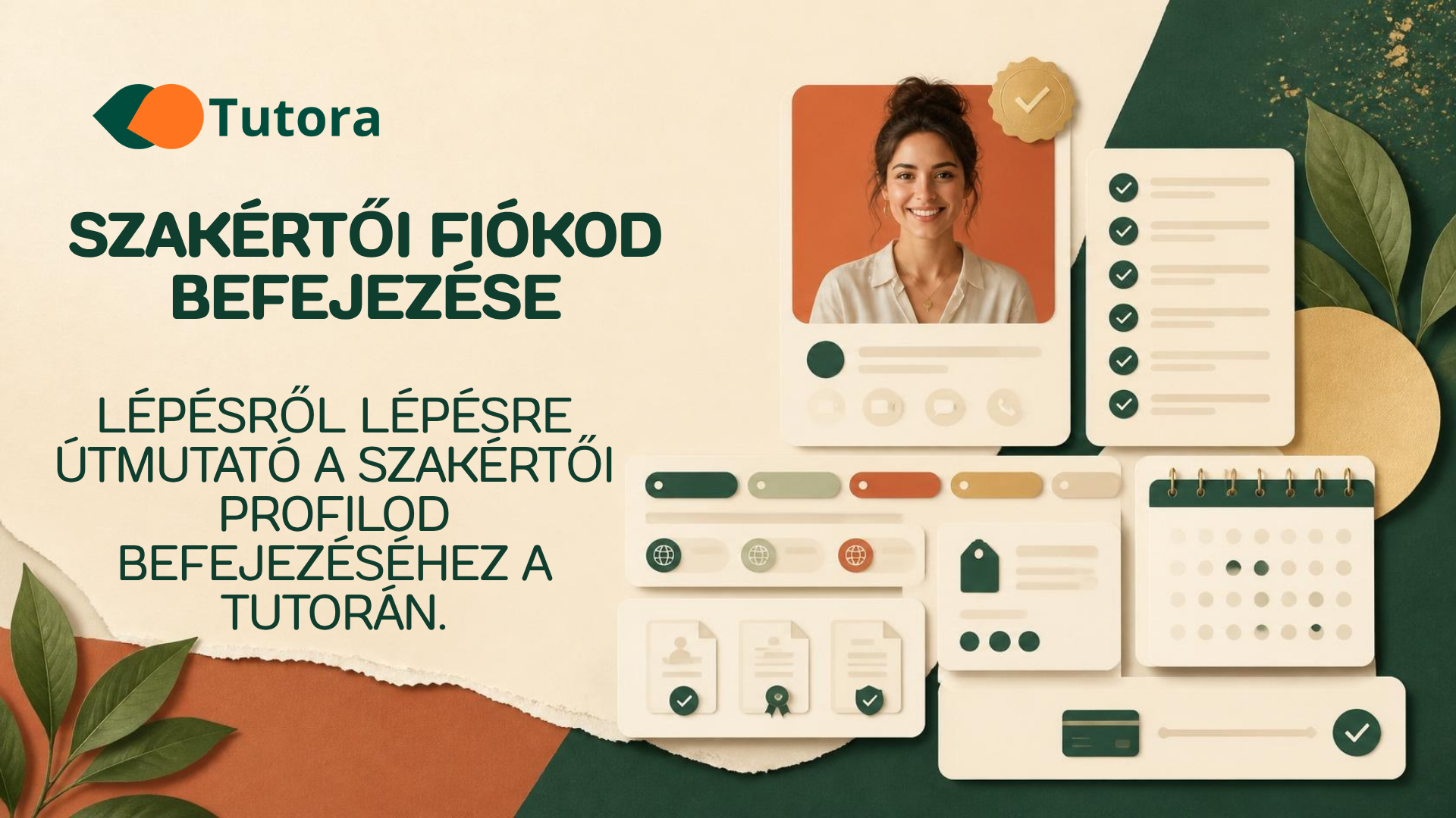 Tutora blog borítókép: Szakértői fiókod befejezése: a teljes ellenőrzőlista