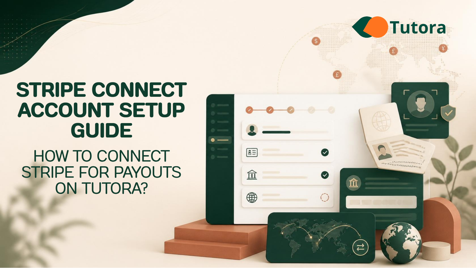 Tutora blog cover: Stripe Connect Account Setup for Experts